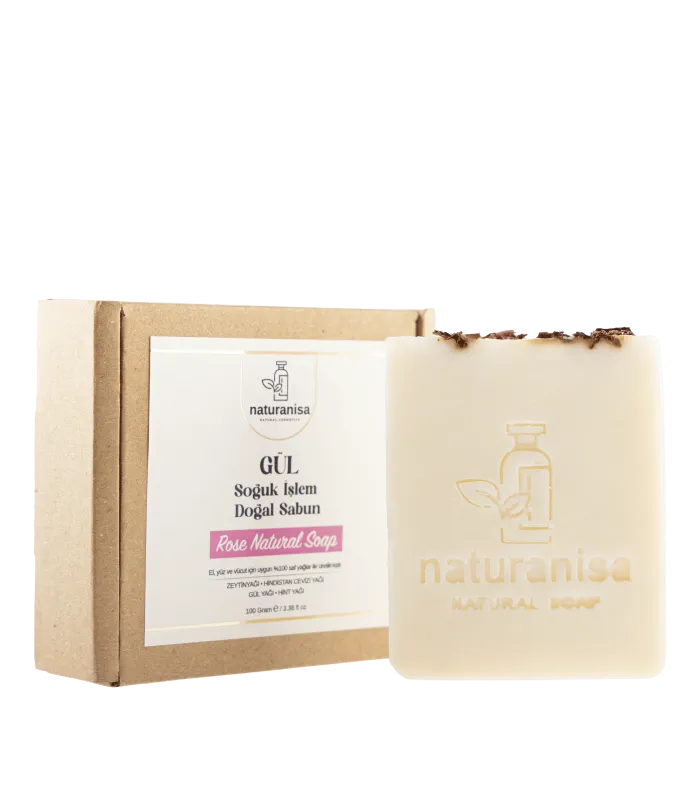 Naturanisa Gül Soğuk Işlem Doğal Sabun